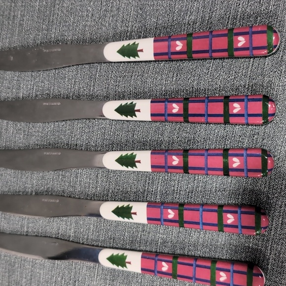Pfaltzgraff snow bear silverware knife set of 5 - Picture 3 of 4
